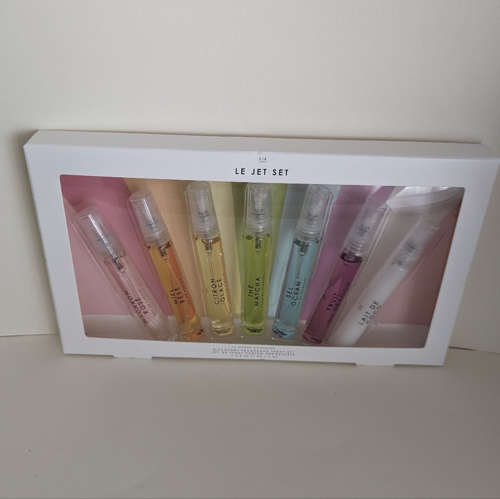 Le Monde Gourmand 514 Le Jet Set, 7 piece Travel size Gift Set